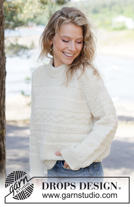 White Echo Sweater