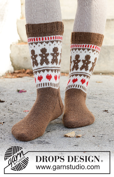 Gingerbread Love Socks