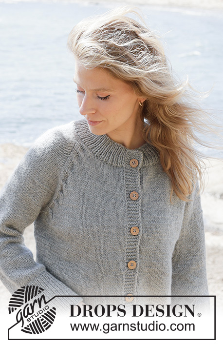 Gray Feather Cardigan