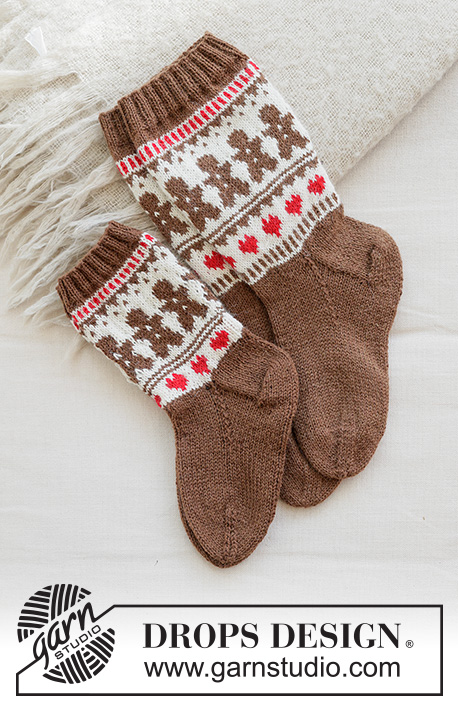 Gingerbread Love Socks