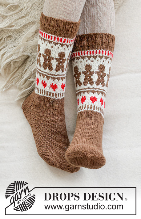 Gingerbread Love Socks
