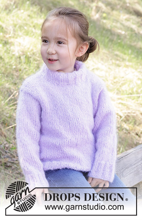 Smiling Lavender Sweater