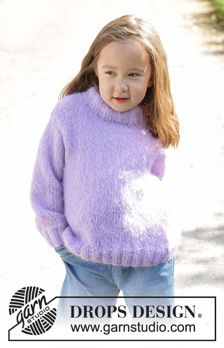 Smiling Lavender Sweater