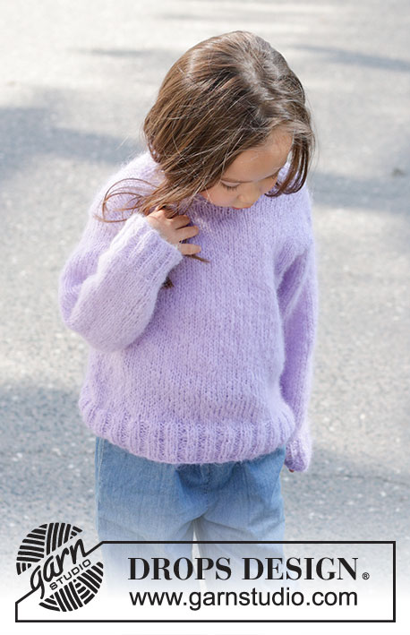 Smiling Lavender Sweater