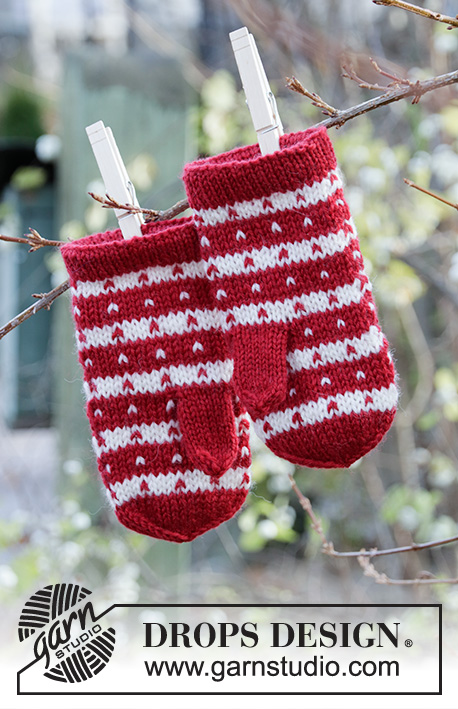 Candy Cane Lane Mittens