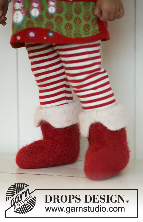 Little Miss Claus Booties