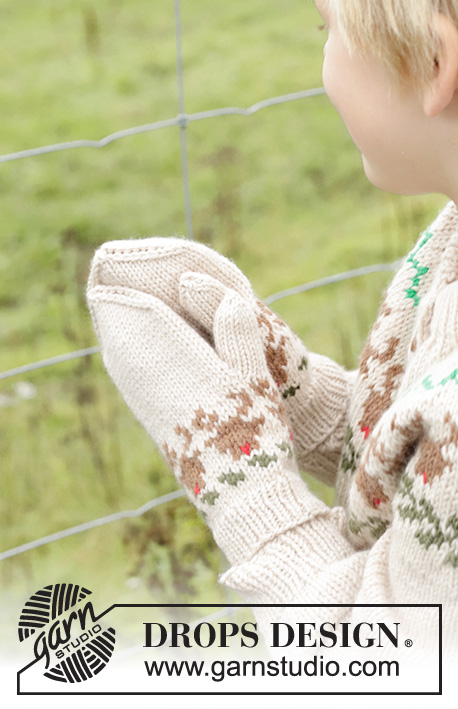 Reindeer Dance Mittens