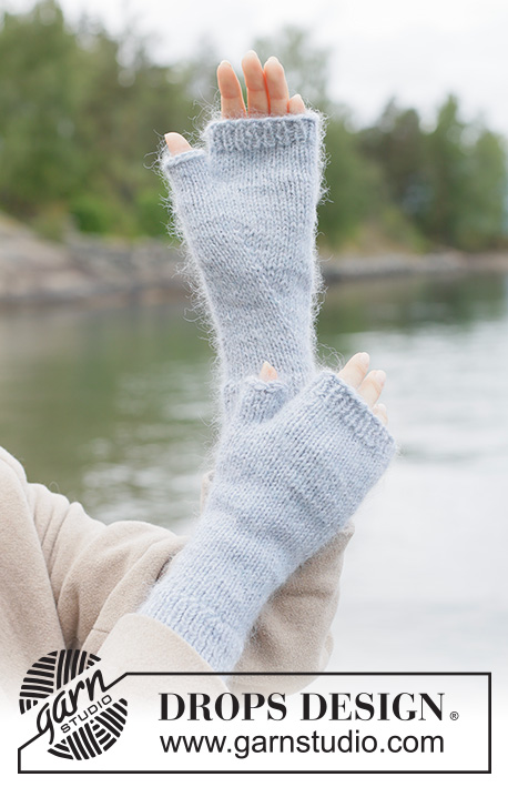 Ice Bloom Wrist Warmers