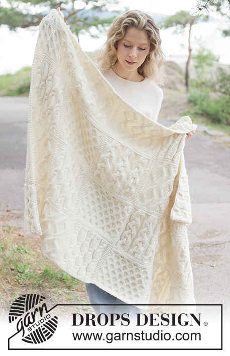 Aran Hug Blanket