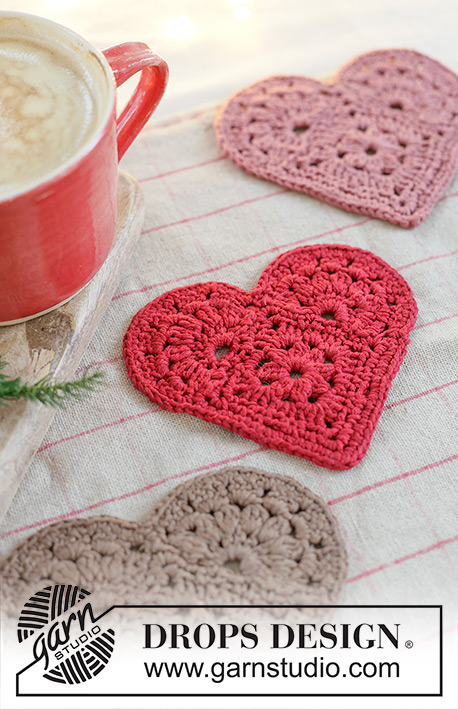 Jolly Heart Coasters