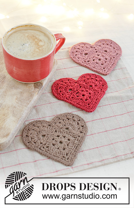 Jolly Heart Coasters